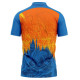 Whitedot Fire Blue Sports T-shirt